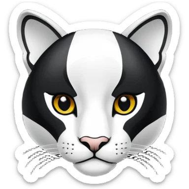 Logo de la marca puma de ropa  sticker