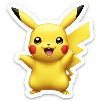 Pikachu sticker