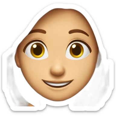 Arlequina boazinha, sorriso encantador sticker