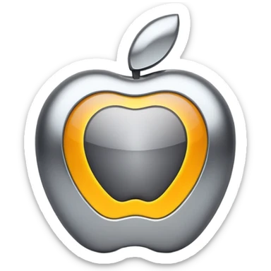 apple style emoji of a central hub with radiating lines, alternate version, representing a Hub sticker