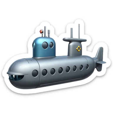 A submarine sticker