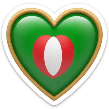 italy heart sticker
