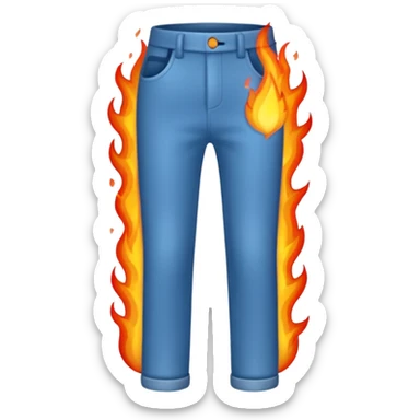 Pants on fire sticker