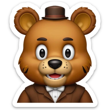 Freddy Faz Bear sticker