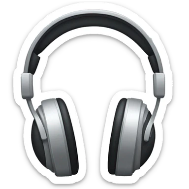 Headphones with bows sticker