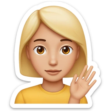 recreate this image in the emoji style sticker