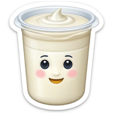 Yogurt envasado  sticker
