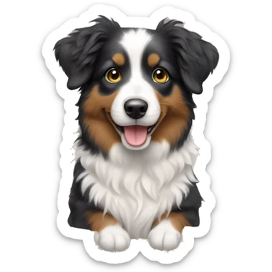 mini aussie doodle  sticker