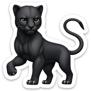 Animal pantera negra sticker