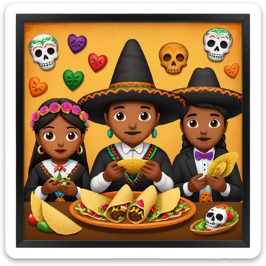 Day o the death, missing people, hereditary movie, museum,tacos,culture,museum in mexico, clothes o missing people, witches, witchcraft sticker