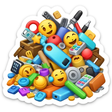 Random mumbo jumbo sticker