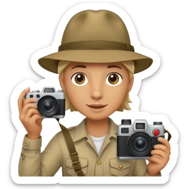 
wild life photographer sticker