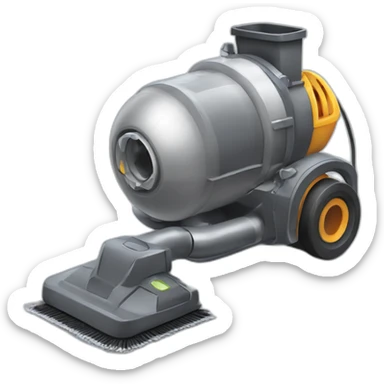 jet engine powered vacuum cleaner sticker