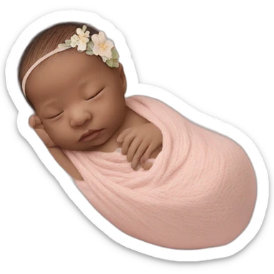 Newborn photo session sticker