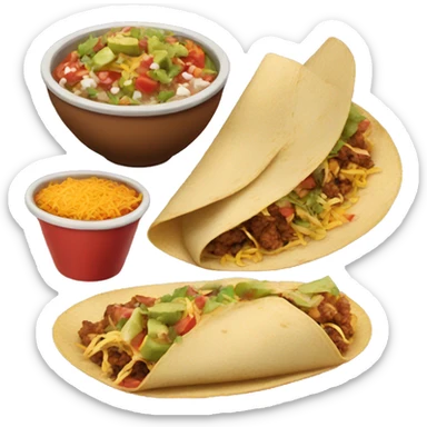Mexican food  sticker