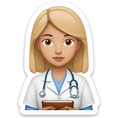 nursing student studying sticker