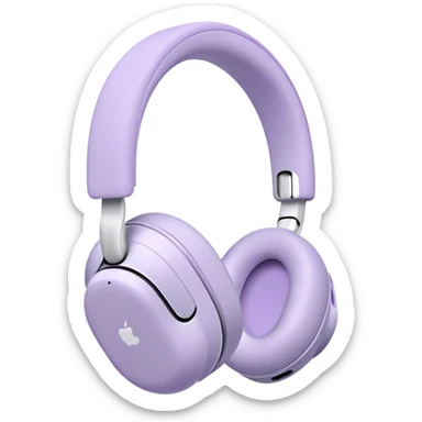 pastel purple airpods max sticker