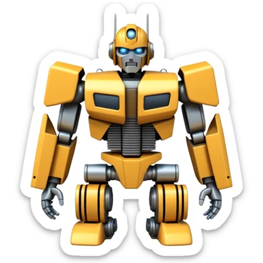 Ultra Realistic transformer at nuclear power plants sticker