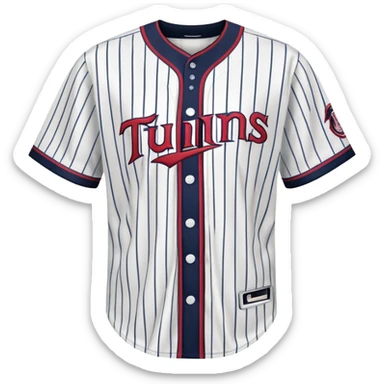 Minnesota twins baseball jersey  sticker
