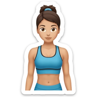 Haceme una profe de pilates morocha sticker