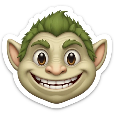 Troll face sticker