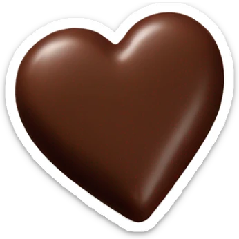Heart chocolate heart  sticker