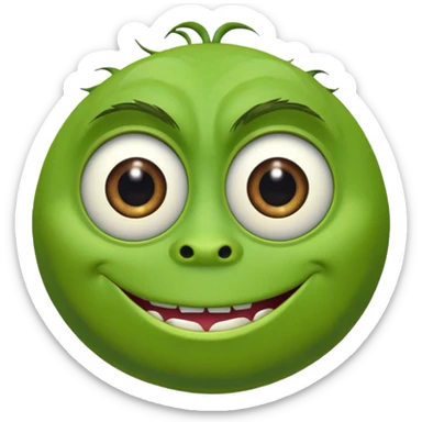 monsters inc mike sticker