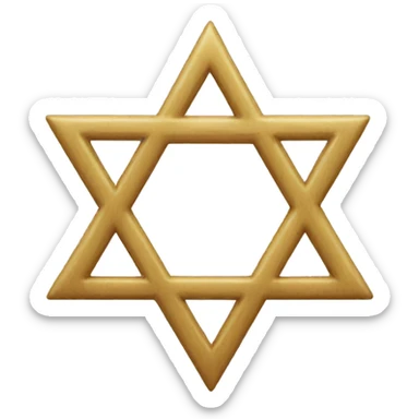 Star of david sticker