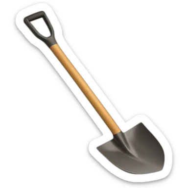 shovel handle sticker