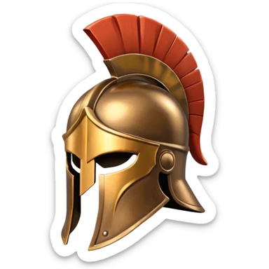spartan helmet sticker