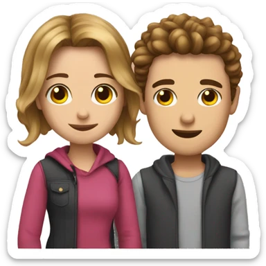 Me and my boyfreind sticker