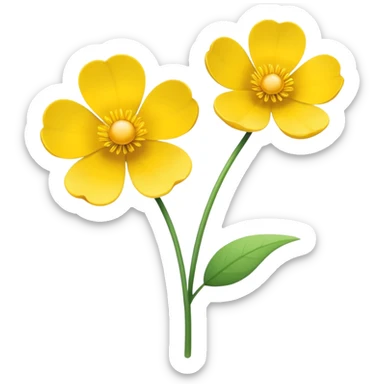 Buttercup sticker