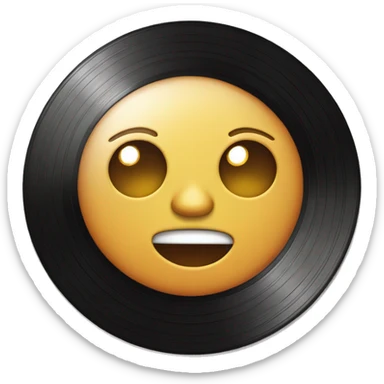 Vinyl-record-player sticker