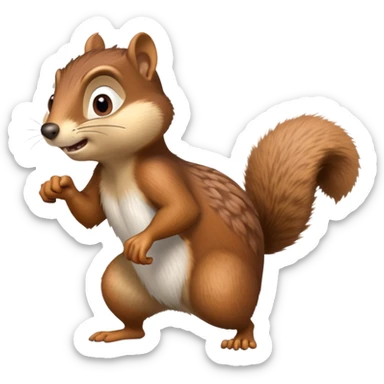 Scratt the ice age sticker