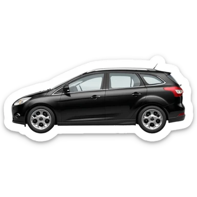 2014 black ford focus estate  sticker