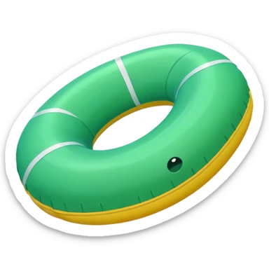 swim item colored green sticker