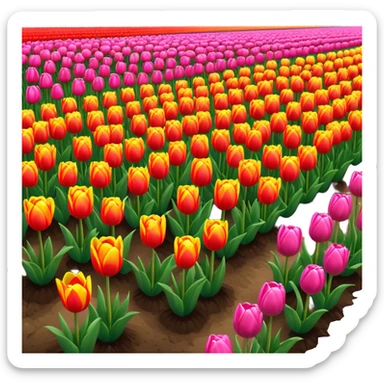 tulips sticker