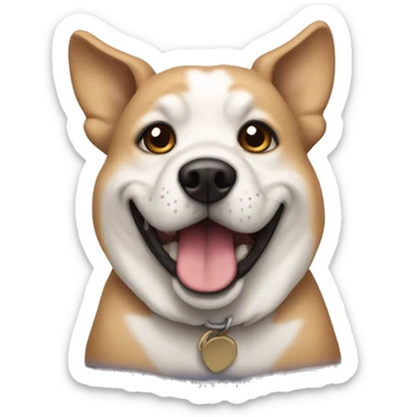 Hii dog sticker
