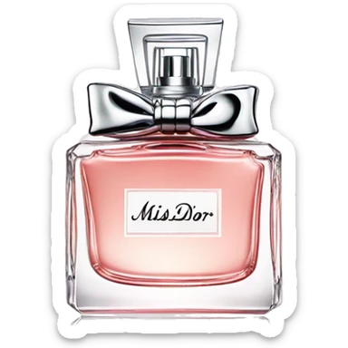 Miss dior perfume sticker