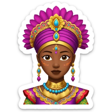 indonesian dancer sticker