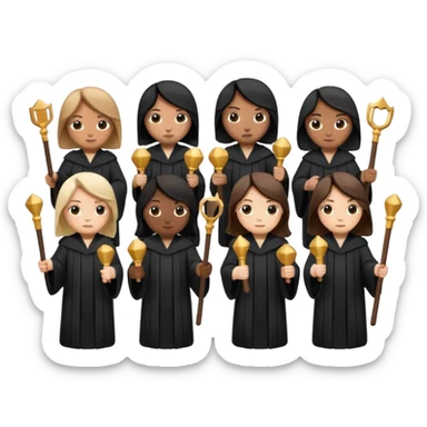 Judges with Gavels sticker