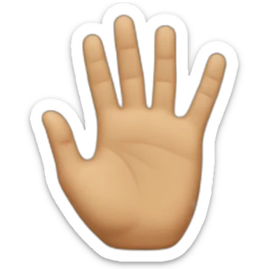 ok sign with no fingers up sticker