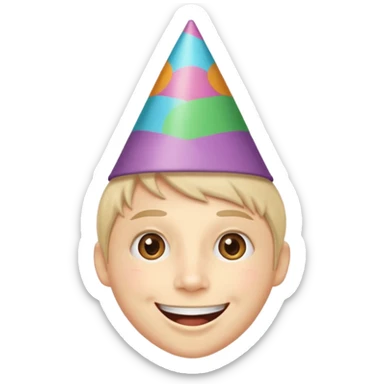 I want an overly excited face that says “I am so excited, I cannot contain. With eyes tightly squeezed together and a big grin emoji. sticker