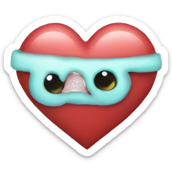 Aesthetic heart sticker