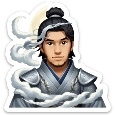 Moonlit Samurai sticker