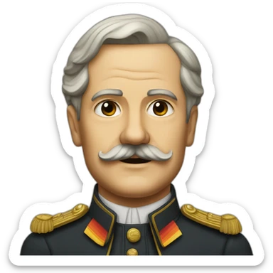 germany leader in 1933 with a little mustache sticker