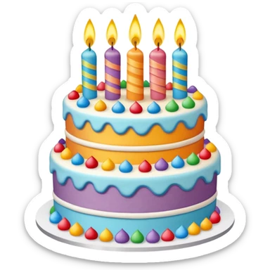 BOLO DE ANIVERSARIO sticker