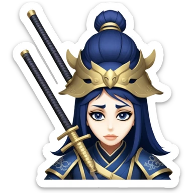 Samurai Strategist sticker