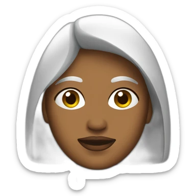 Mujer peli negra sticker