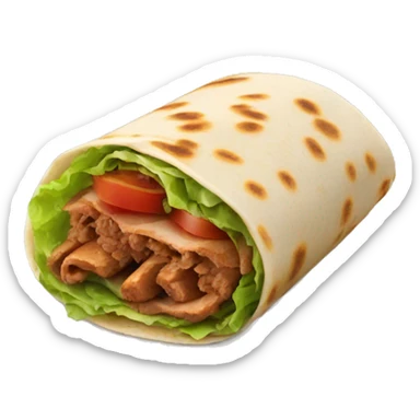 doner wrap sticker